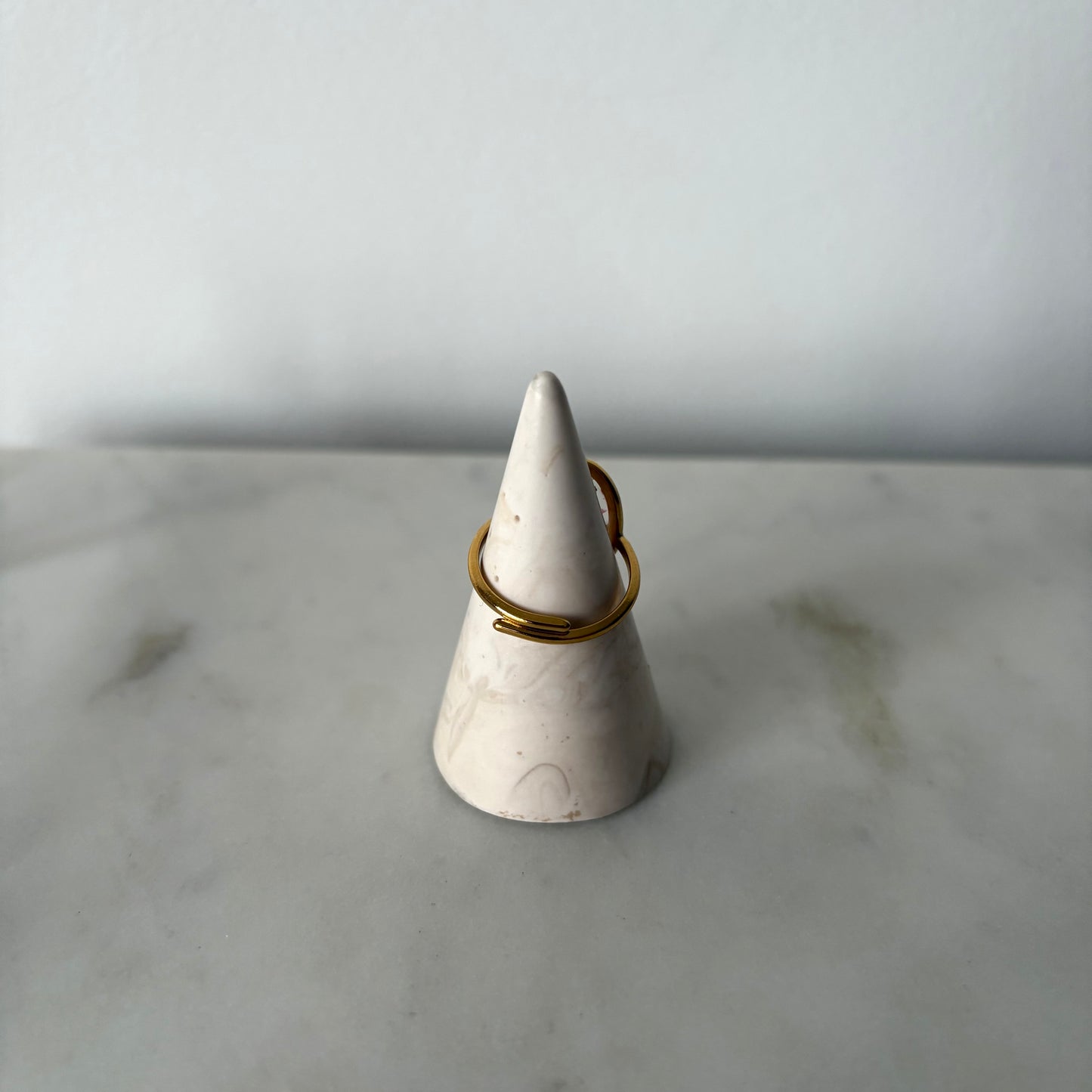 Bague florale - Blanche