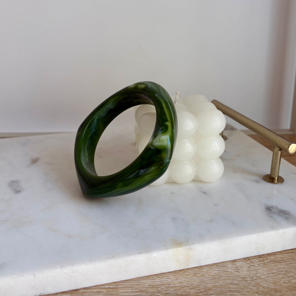 Jonc en résine - Vert