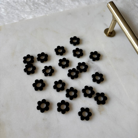 Pampilles Minis Pivoines - Noires