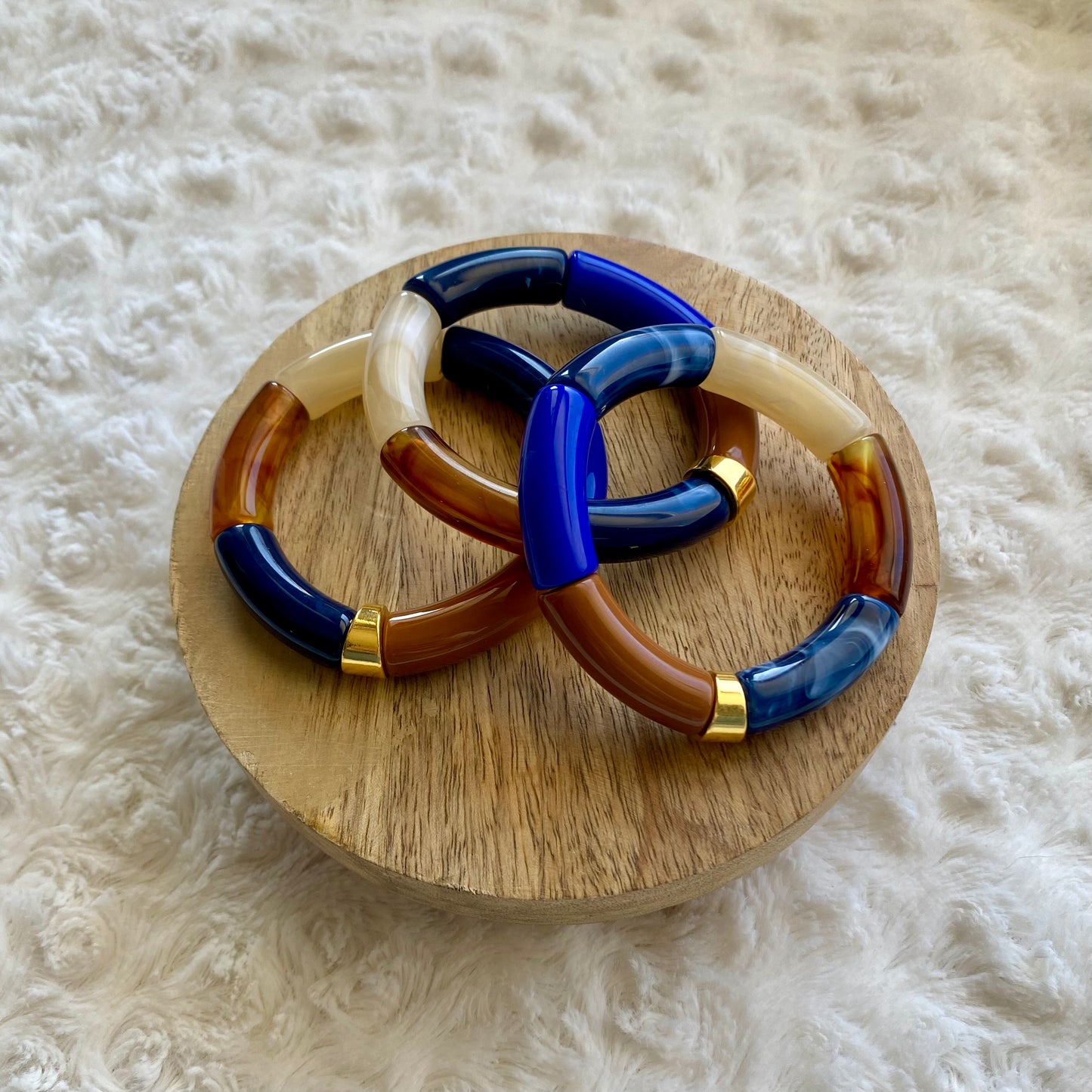 Bracelet Nomad - Bleu électrique