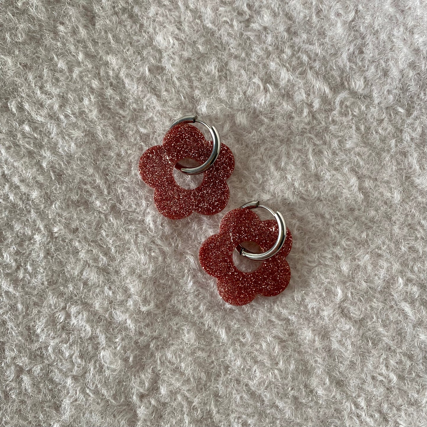 Boucles d’oreilles Rosa - Rose gold
