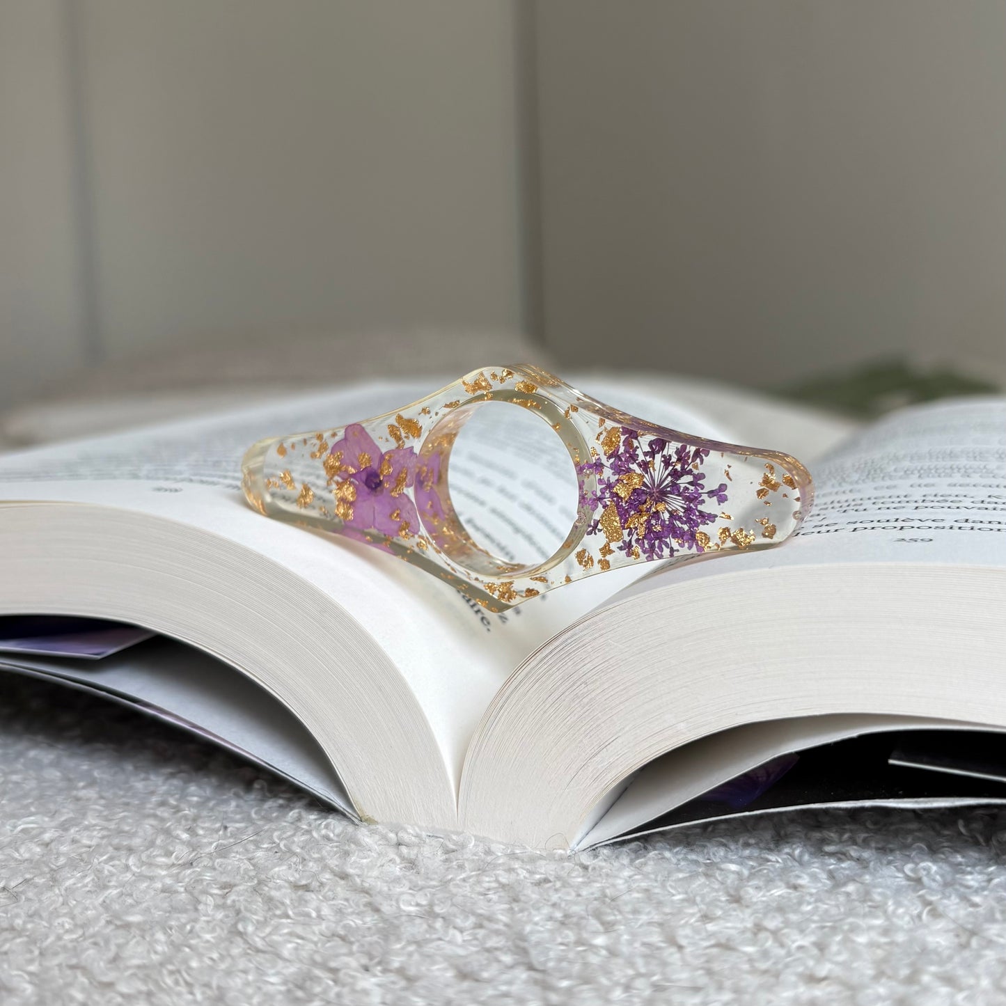 Bague de lecture - Violette