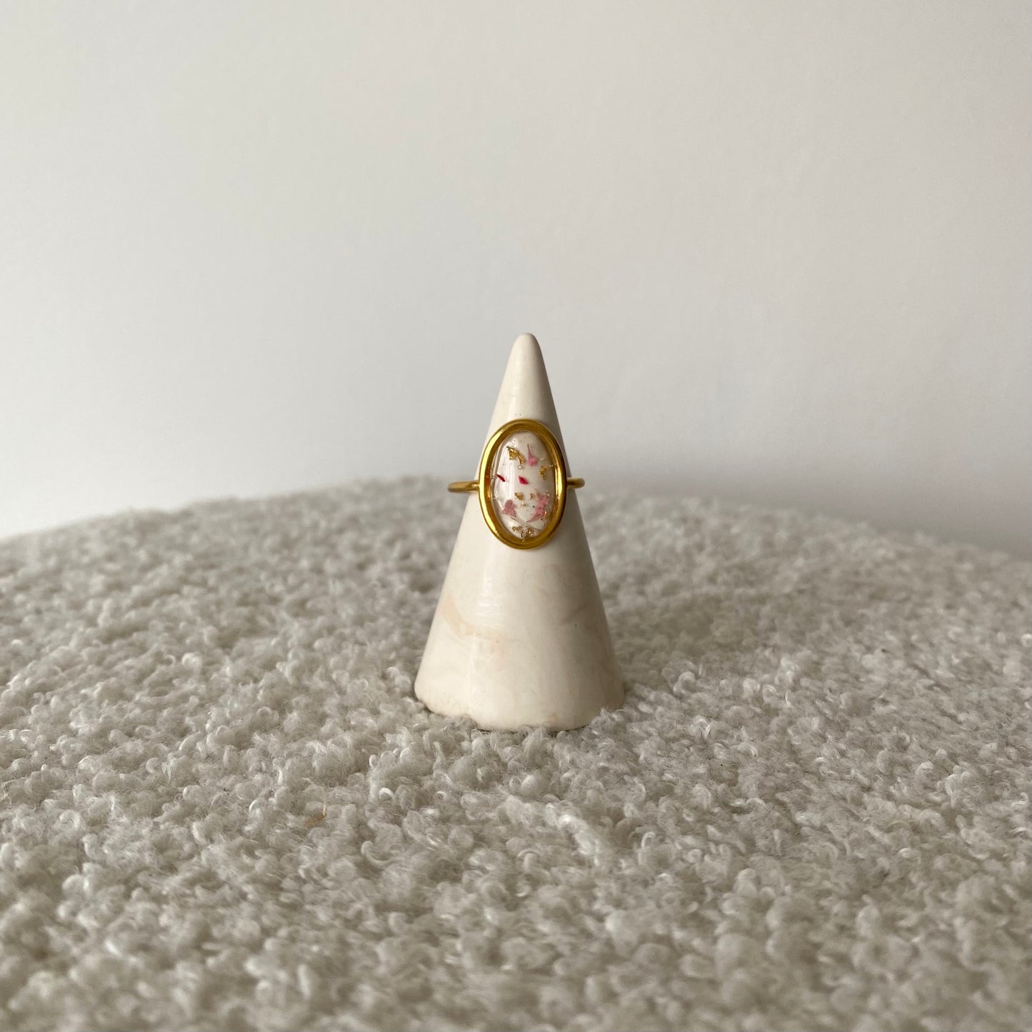 Bague florale - Rose