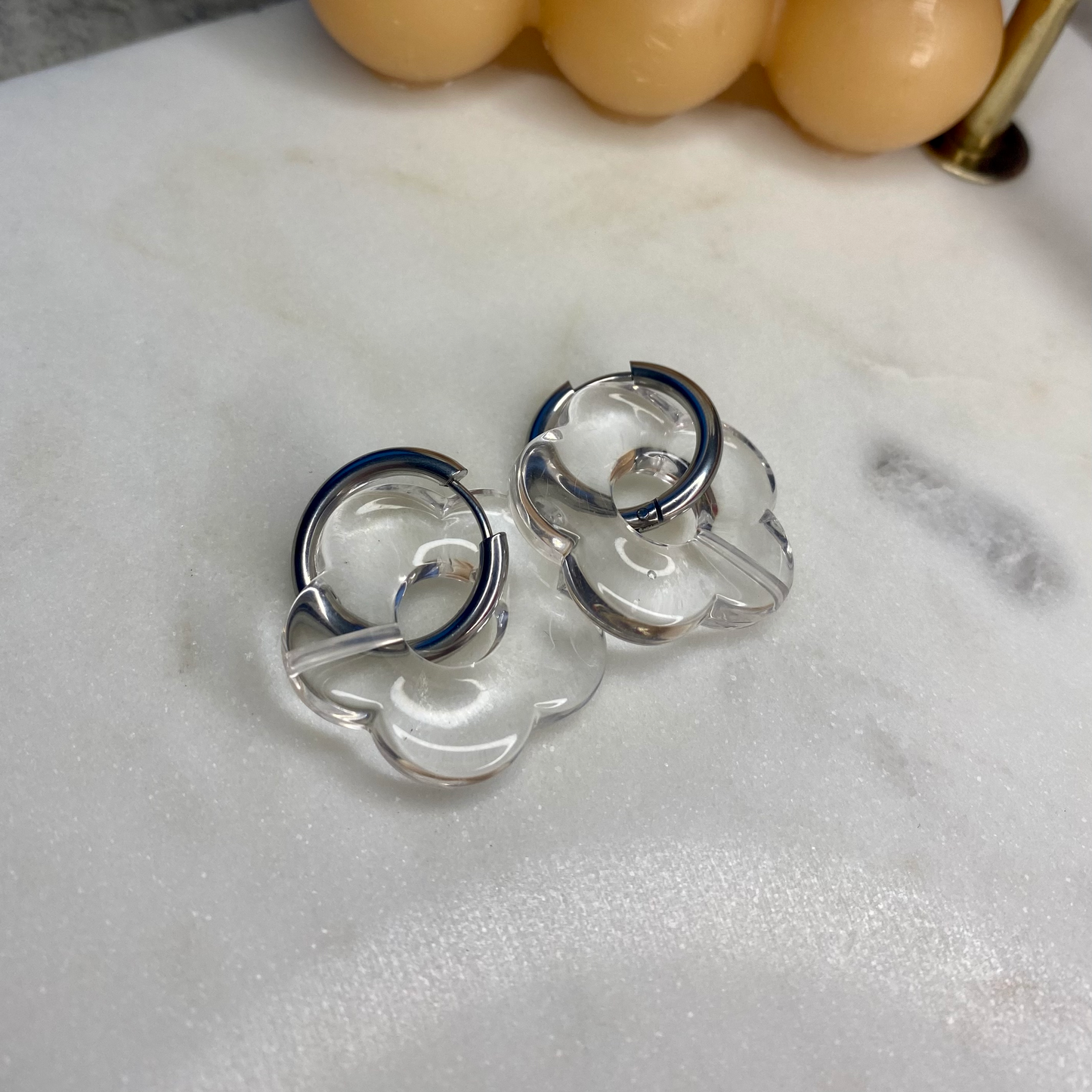Boucles d'oreilles Rosa - Cristal