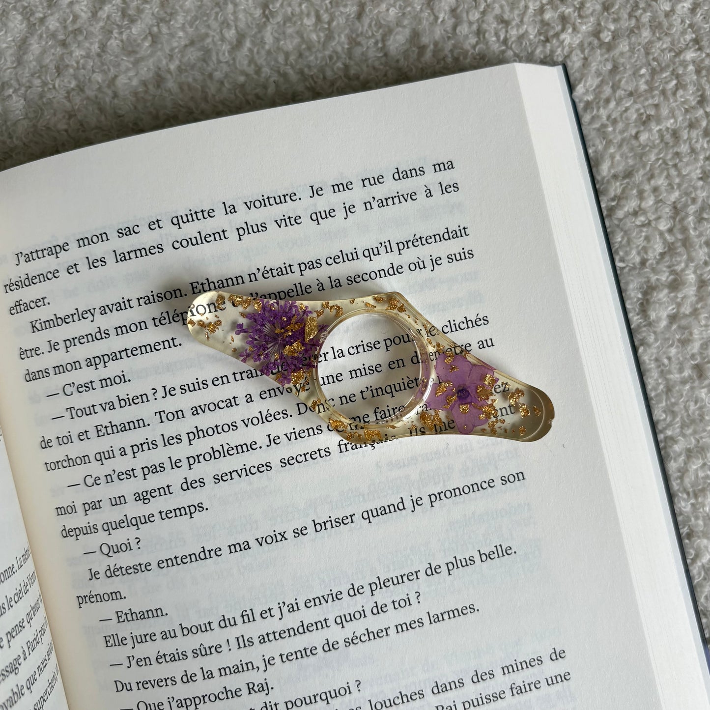Bague de lecture - Violette