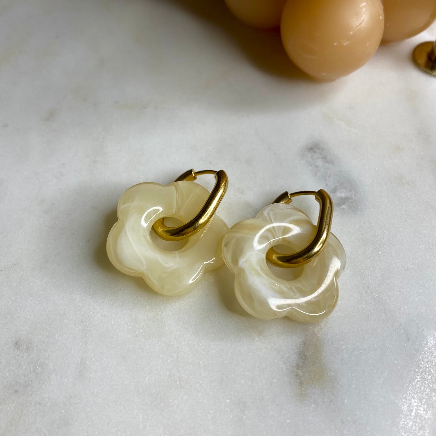 Boucles d’oreilles Rosa - Vanille