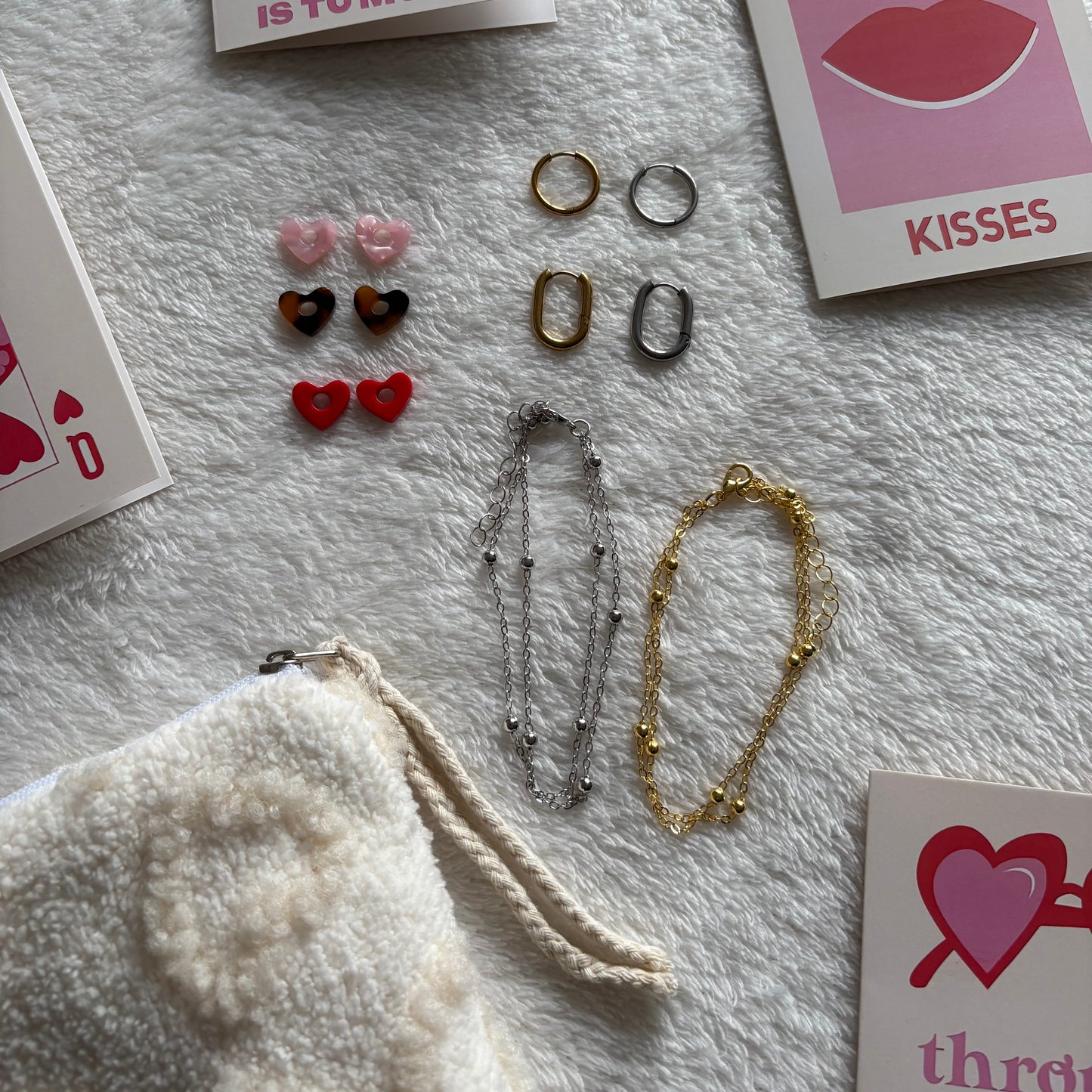 Coffret Saint-Valentin - Blanc crème