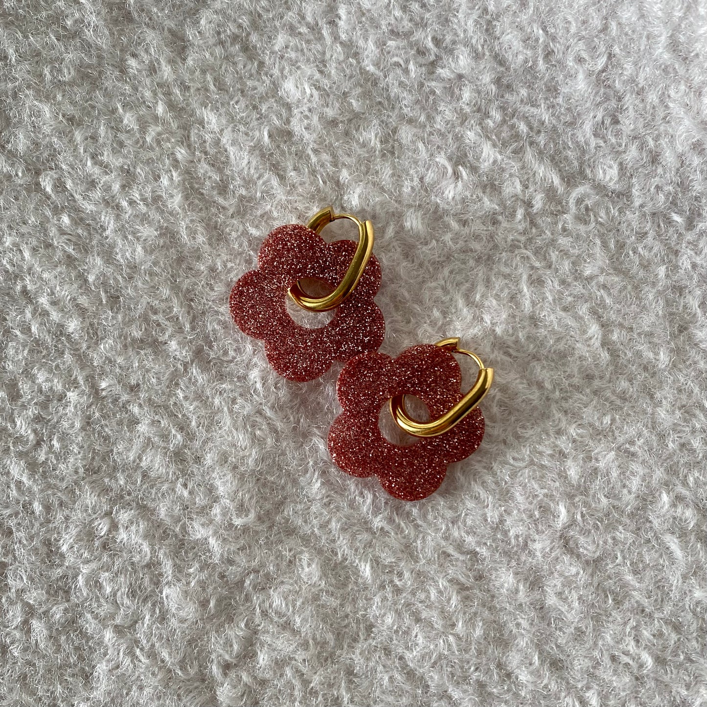 Boucles d’oreilles Rosa - Rose gold