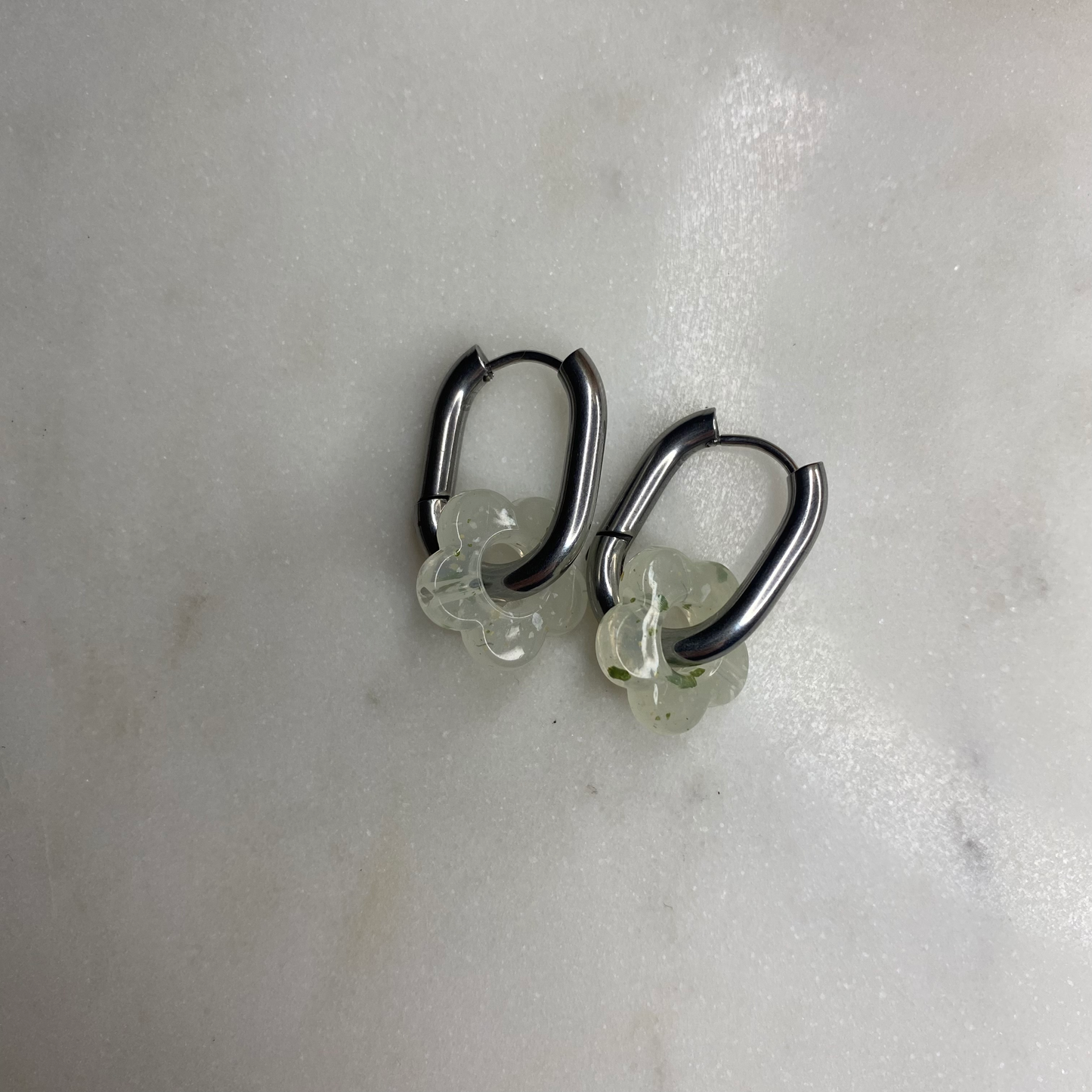 Boucles d'oreilles Iris - Vertes